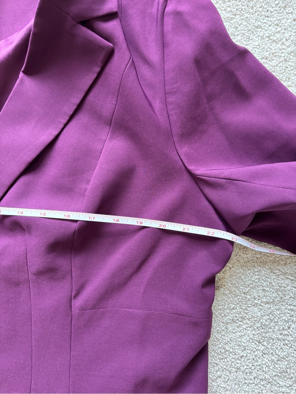 torrid Plum Purple Single-Button Blazer - Picture 5 of 13